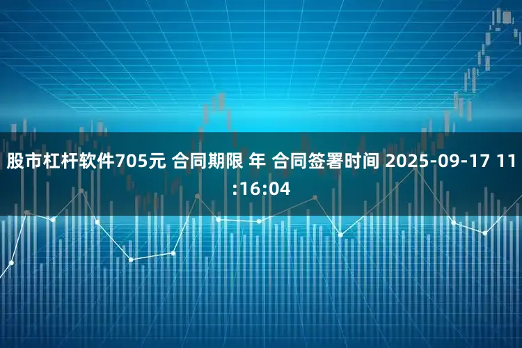 股市杠杆软件705元 合同期限 年 合同签署时间 2025-09-17 11:16:04